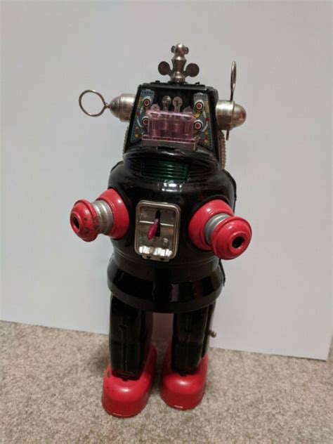 Nomura Mechanized Robby The Robot Tin Battery Operated Tn Japan