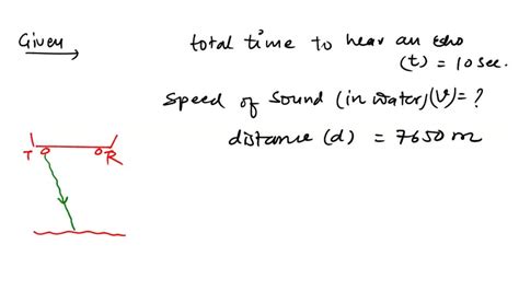 SOLVED A Sonar Device On A Submarine Sends Out A Signal And Receives