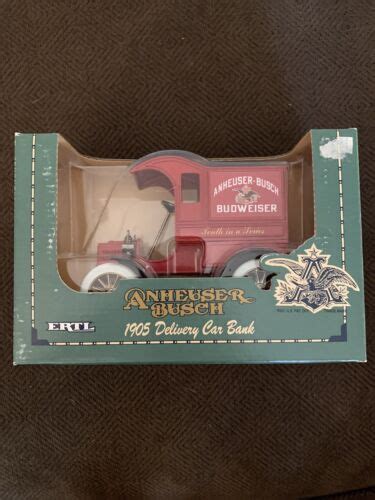 Vintage Ertl Anheuser Busch Budweiser Delivery Car Bank