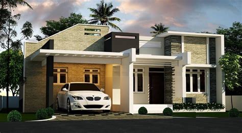 842 Sq Ft 2bhk Contemporary Single Floor House And Free Plan Home Pictures