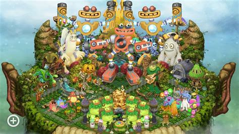 Fully Decorated Plant Island Singing Monsters Magical Monster Monster