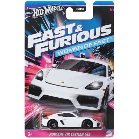 Машинка Hot Wheels Fast Furious Porsche Cayman GT HNR HRW купить с доставкой