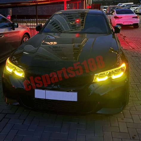 CSL Yellow Angel Eyes DRL LED Board For BMW G20 G21 3 SERIES 2019 2022