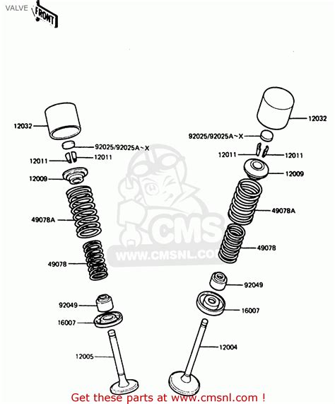 Kawasaki Zx C Europe Uk Fr Gr Sd Sp Valve Buy Original Valve