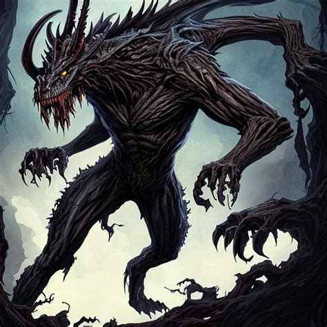 The Wendigo Wyvern Hybrid Is A Formidable Creature S Openart