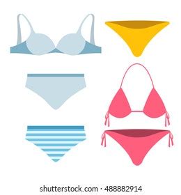 Flat Bikini Web Icon Underwear Icon Stock Vector Royalty Free 647359492 Shutterstock