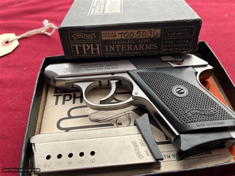 Walther Modell Tph Semi Auto Pistol Lr With Box