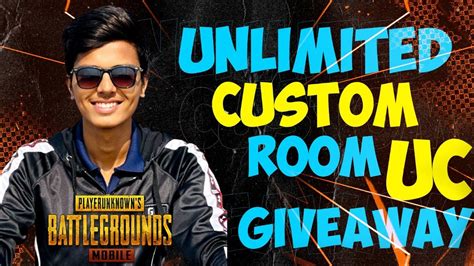 FREE CUSTOM ROOM PUBG MOBILE UNLIMITED CUSTOM ROOM LIVE UC CHAT