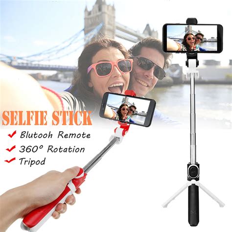 Universal Wireless Bluetooth Selfie Stick Tripod Remote Shutter Mini