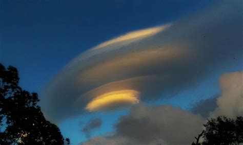 天空出現飛碟？高積莢狀雲雨後現身 生活 中時