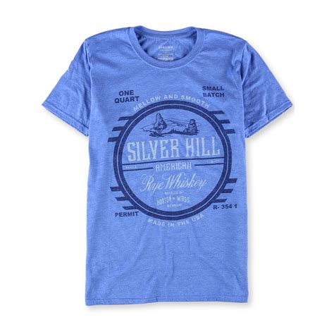 Sonoma Lifestyle Mens Silver Hill Rye Whiskey Graphic T Shirt