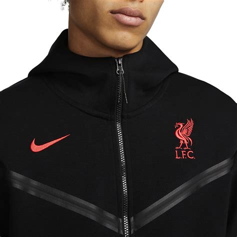 Liverpool Fc Black Tech Fleece Presentation Tracksuit 202223 Nike