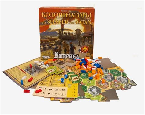 Настольная игра Колонизаторы. Америка купить в в магазине Знаем Играем ...