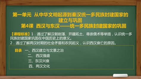 第4课 西汉与东汉——统一多民族封建国家的巩固课件（共30张ppt）高一历史（中外历史纲要上册） 21世纪教育网