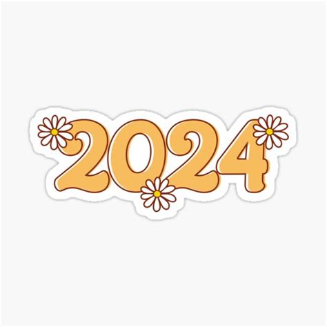 2024 Year Sticker For Sale By Hanakiart Redbubble