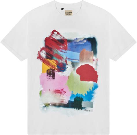 Gallery Dept White Paint Brush Quantum T Shirt Inc Style