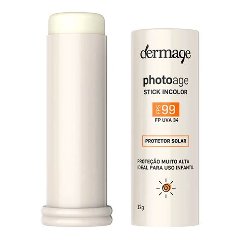 Protetor Solar Em Bast O Dermage Photoage Fps Incolor