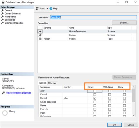 Grant With Grant Revoke And Deny Statements In Sql Server And Azure