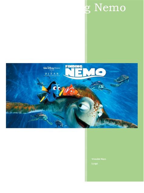 Finding Nemo Script | PDF