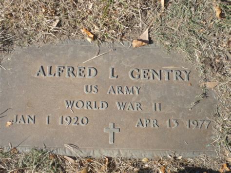 Alfred Luther Gentry Find A Grave Memorial