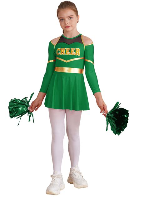 CHICTRY Juniors Girls Cheer Leader Outfit High School Girls Halloween ...