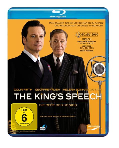 The King S Speech Blu Ray Amazon De Firth Colin Bonham Carter