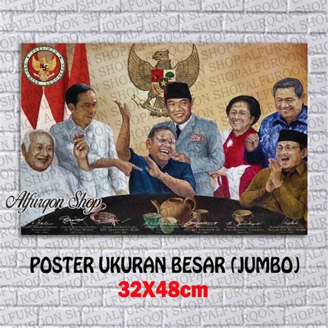 Poster Tujuh Presiden Lintas Sejarah Nkri Foto Tujuh Presiden Lintas