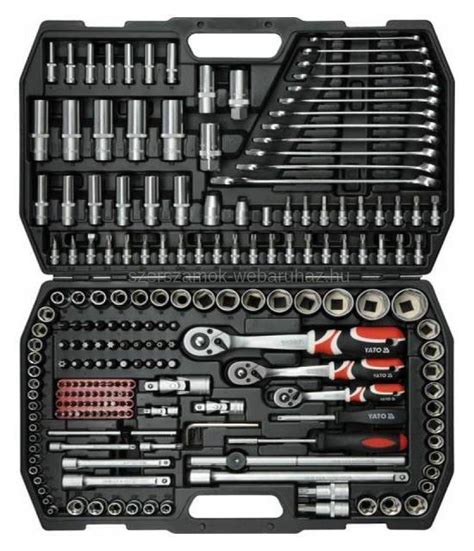Yato YT-38841 dugókulcs készlet 216db-os | Szerszámok webáruház