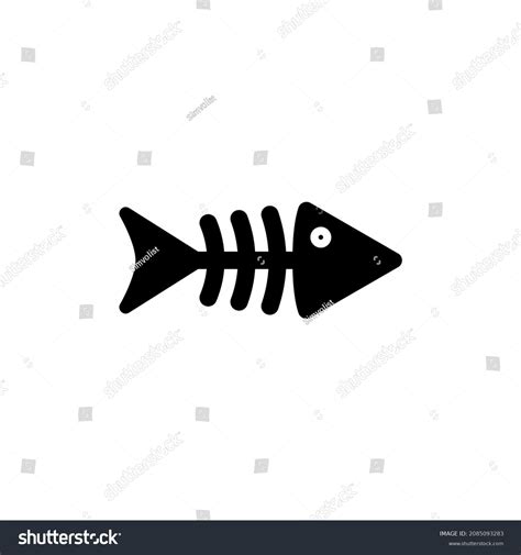 Fishbone Logo Design Fish Skeleton Bones Stock Vector (Royalty Free) 2085093283 | Shutterstock