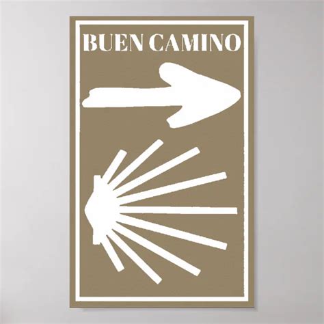 Camino De Santiago Poster Zazzle