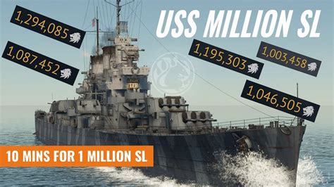 10 Min Million Sl Maker Uss Helena Gaming War Thunder Youtube