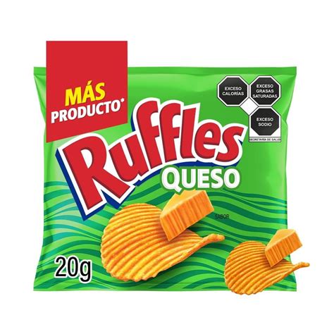 Papas Sabritas Ruffles sabor queso 20 g Bodega Aurrera en línea