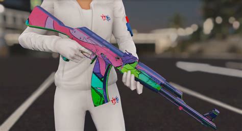 Chrome Pattern Ak47 - GTA5-Mods.com