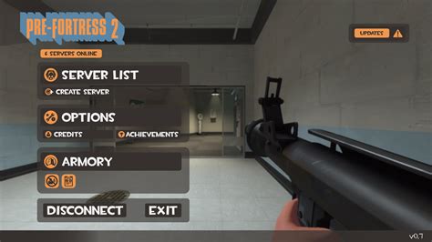 New Main Menu Pre Fortress 2