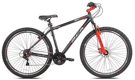 BCA 29" SC29 Adult Mountain Bike, Gray/Orange - Walmart.com