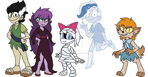 Grimwood Girls By Cutmantimemanpower On Deviantart Cartoon Monsters