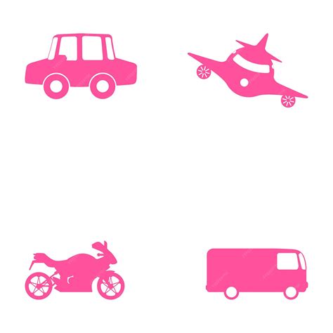 Premium Vector Set Of Transport Icons