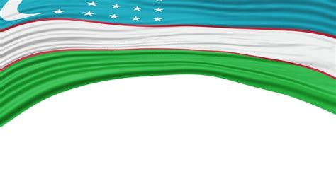 Premium Photo Uzbekistan Flag Wave National Flag Clipping Path