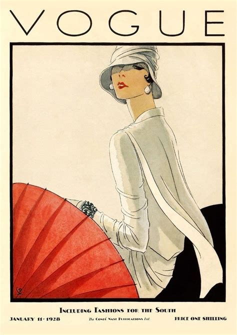 Vogue Poster Vintage Винтажные плакаты Винтажные иллюстрации Винтаж