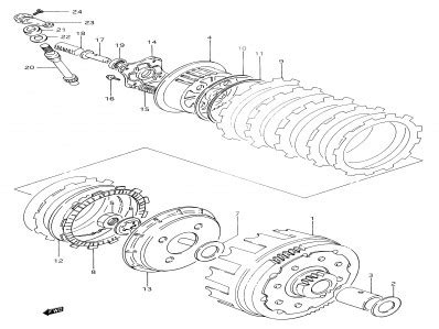 Embrague Completo Suzuki Dr Rs