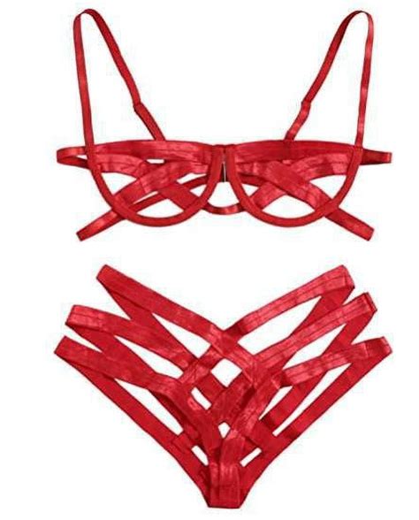 Europa Y Los Estados Unidos Estilo Correa Sexy Ropa Interior Costura Sexy Bikini De Acero