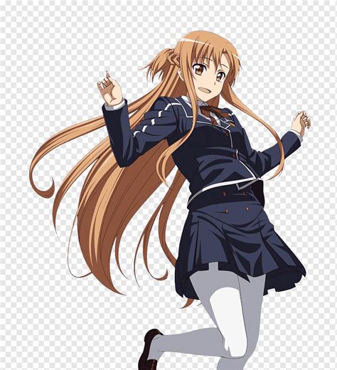 Sword Art Online Code Register Asuna Kirito Uniforme Escolar Asuna