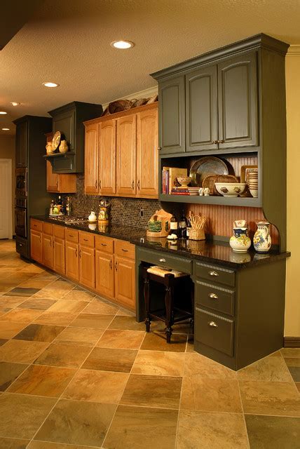 Kitchen Remodel Using Existing Oak Cabinets Traditional Kitchen