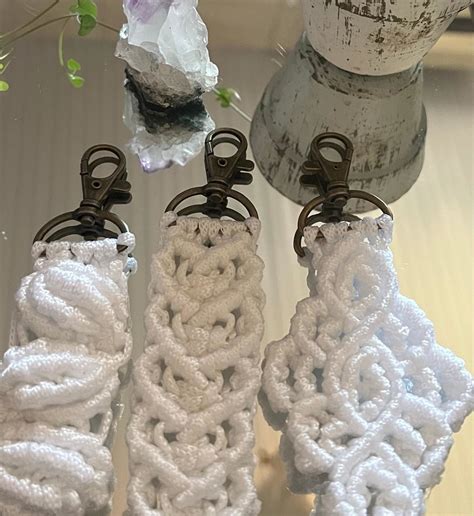 Kit 3 Chaveiros Macrame Fio Náutico Elo7 Produtos Especiais