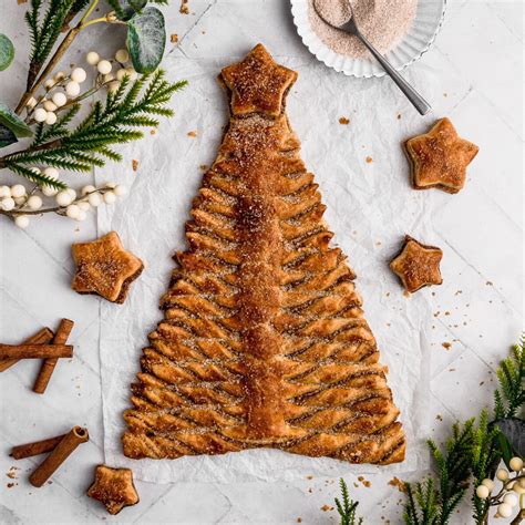 Cinnamon Sugar Puff Pastry Christmas Tree Recipe Cravings Journal