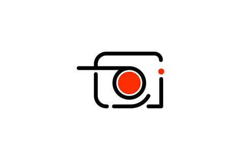 Camera Logo Outline Monoline Design Graphic By Vectoryzen · Creative