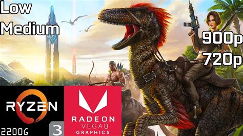 ARK Survival Evolved Ryzen 3 2200G Vega 8 8GB RAM YouTube