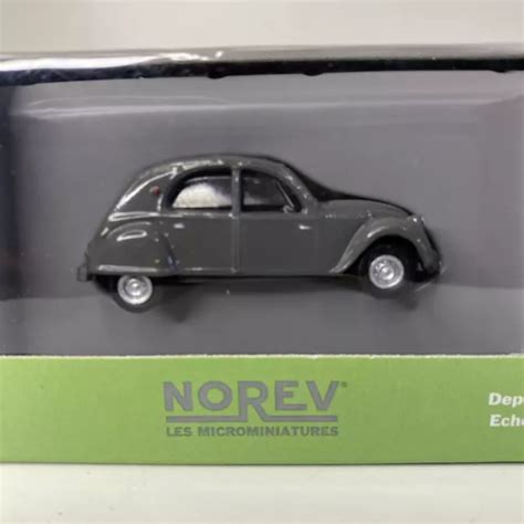 Norev Citroen Cv Az Gris Ho Voiture Miniature Made In France Avec