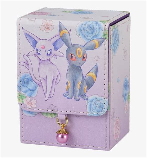 Pokemon Center Original Flip Deck Case Umbreon And Espeon Pokemon Deck