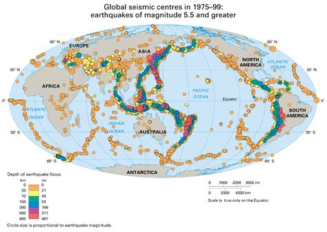 volcano - Volcanoes related to plate boundaries | Britannica Earthquake Zones, Pacific Ocean ...